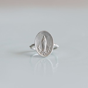 마리 로즈 실버 묵주반지 Virgin Mary of Roses Rosary Ring,Silver